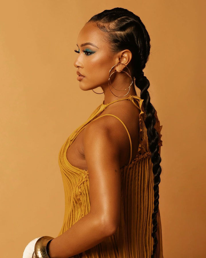 Corded Asymmetric Dress