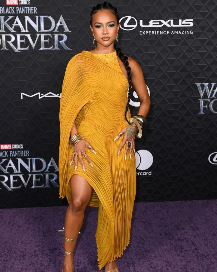 Corded Asymmetric Dress