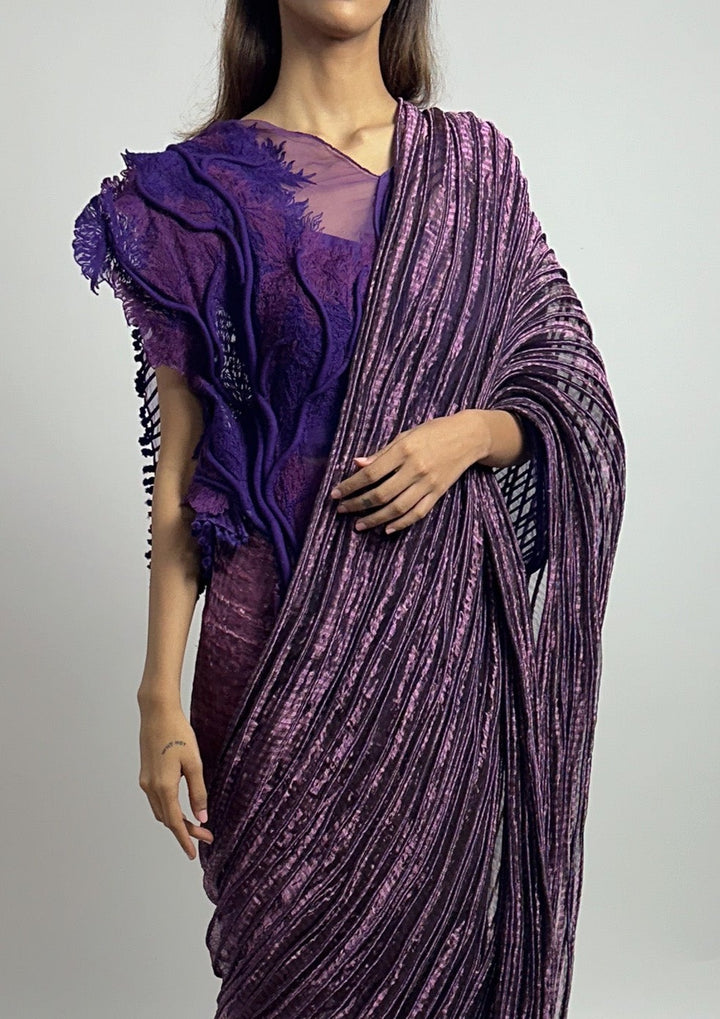 Corded Coral Embroidered Top