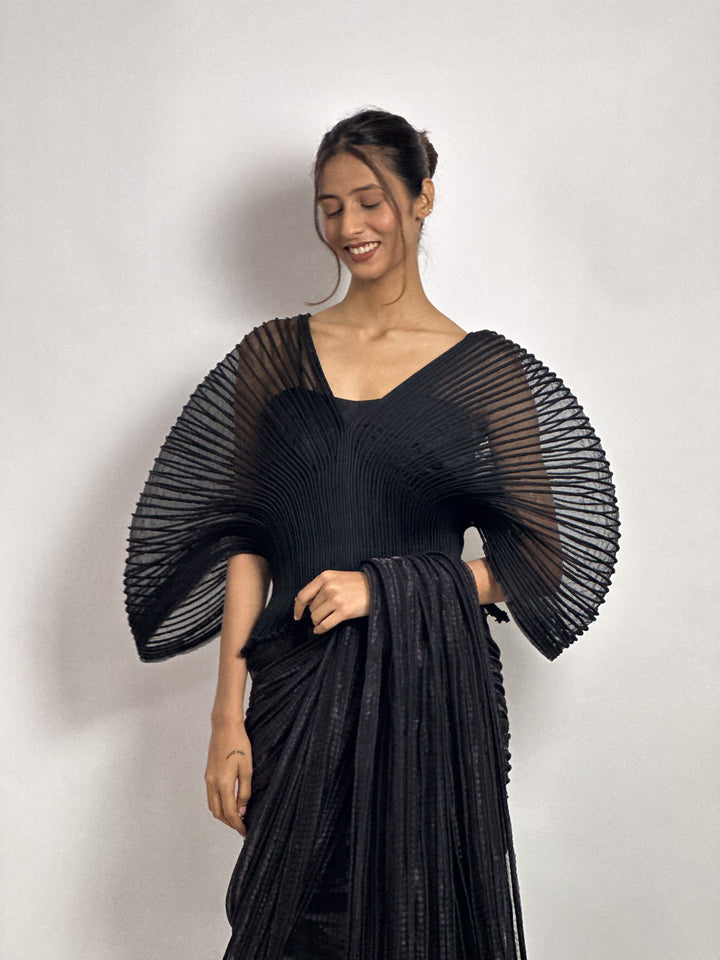 Corded Abstract Blouse