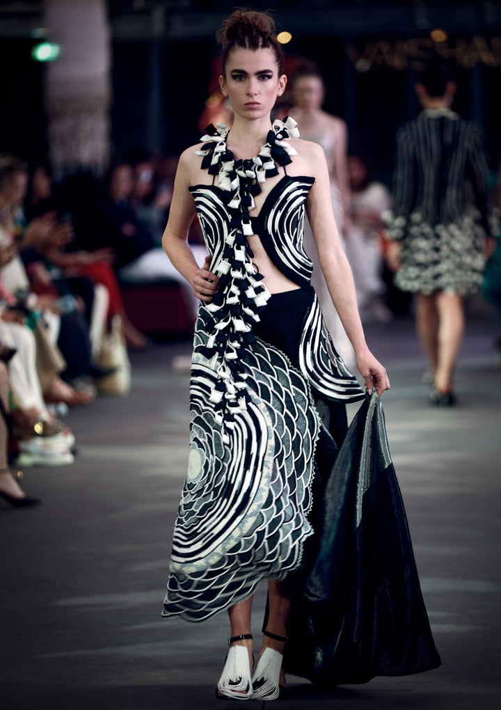 Monochrome Chakra Gown