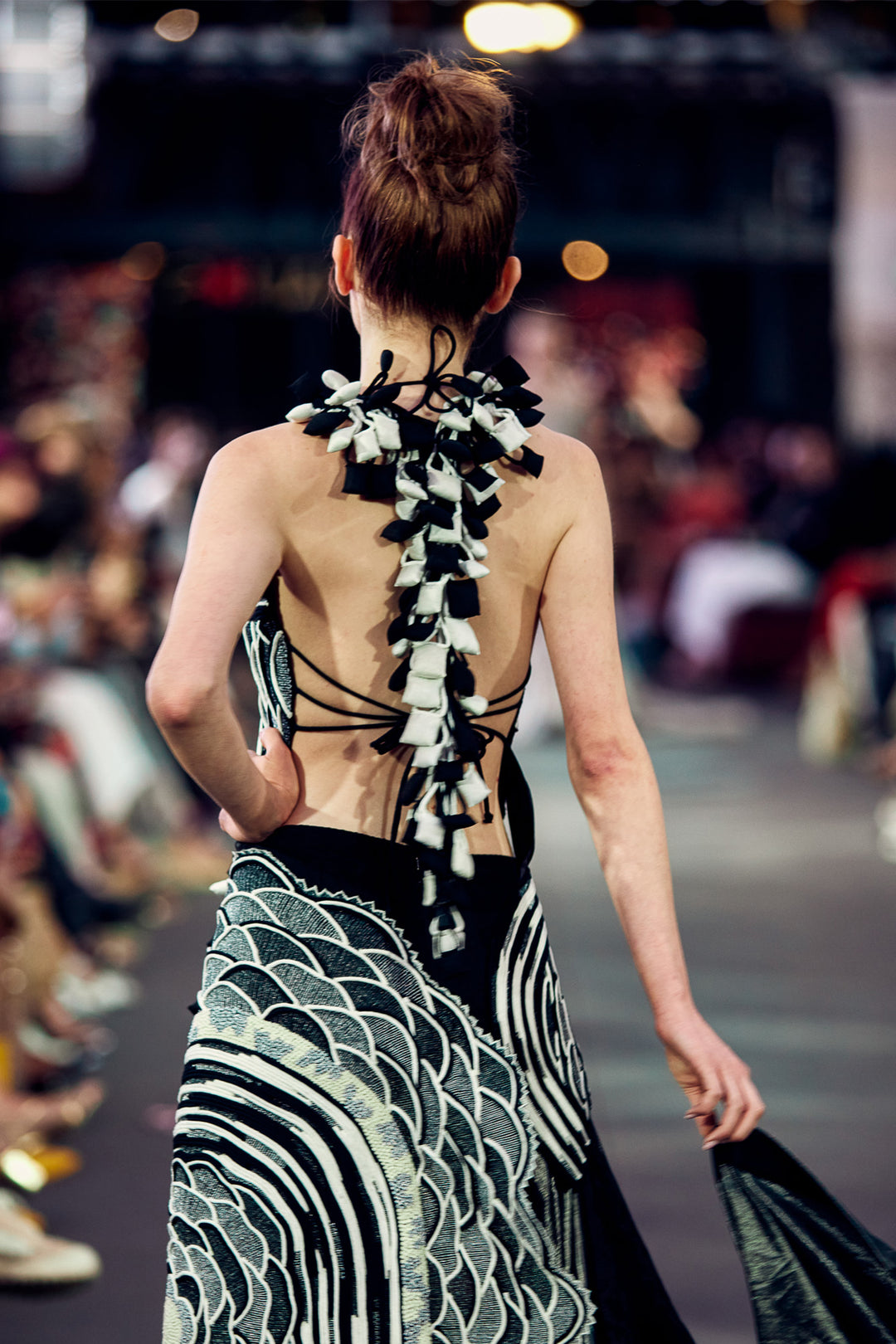 Monochrome Chakra Gown