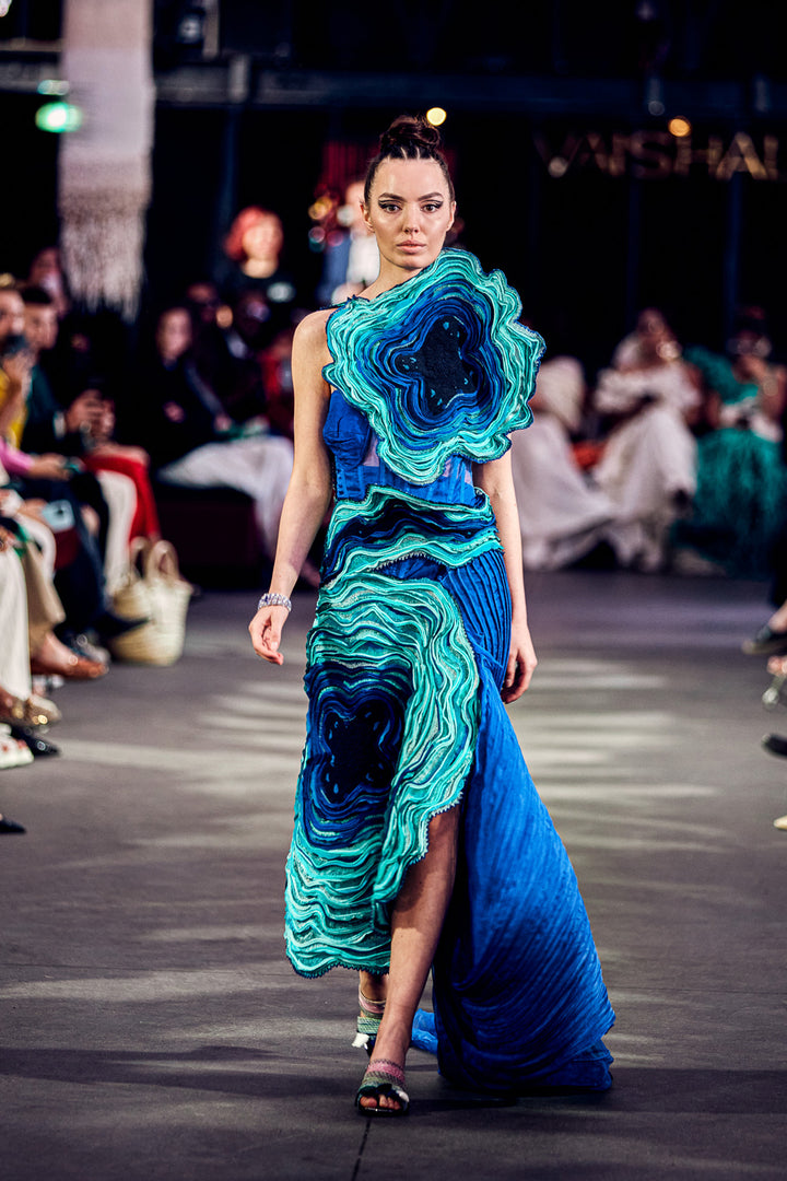 Cobalt Abyss Chakra Dress