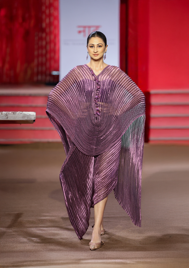 AMETHYST DAZZLE CAPE & SKIRT SET