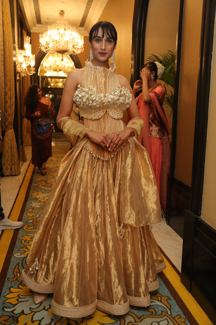 Golden Metallic Dupatta