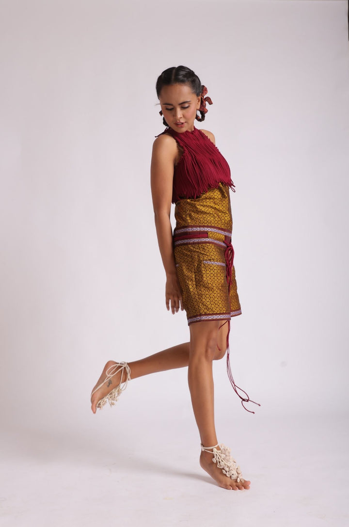 Corded Handwoven Khun Jumpsuit