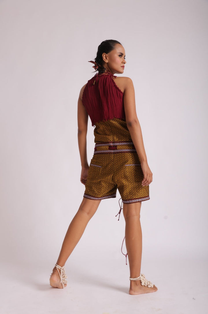 Corded Handwoven Khun Jumpsuit