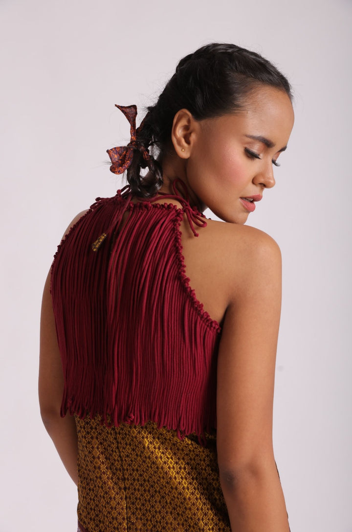 Corded Handwoven Khun Jumpsuit