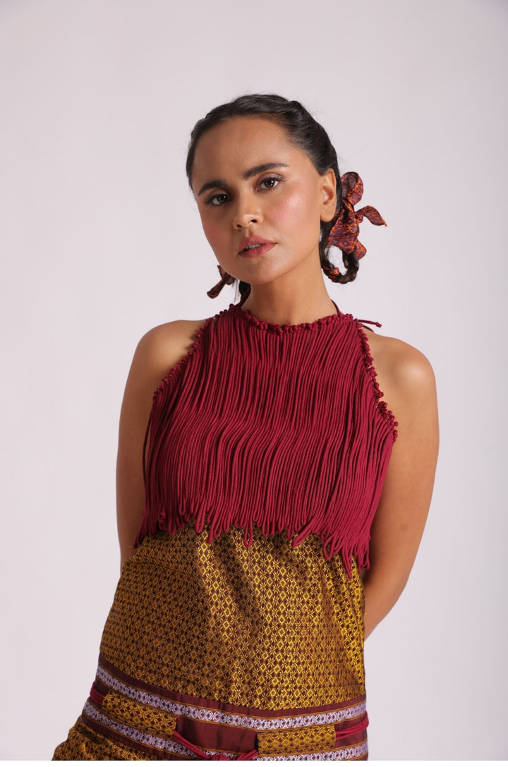 Corded Handwoven Khun Jumpsuit