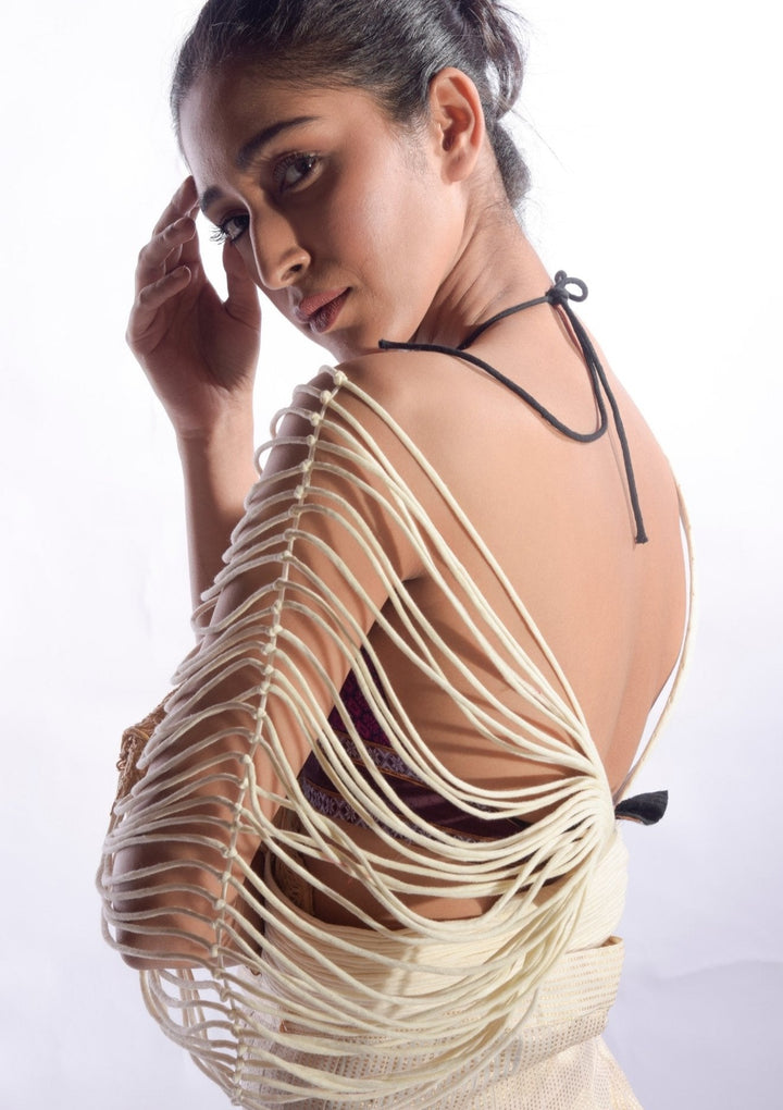 Corded Coral Twin-Coloured Cape