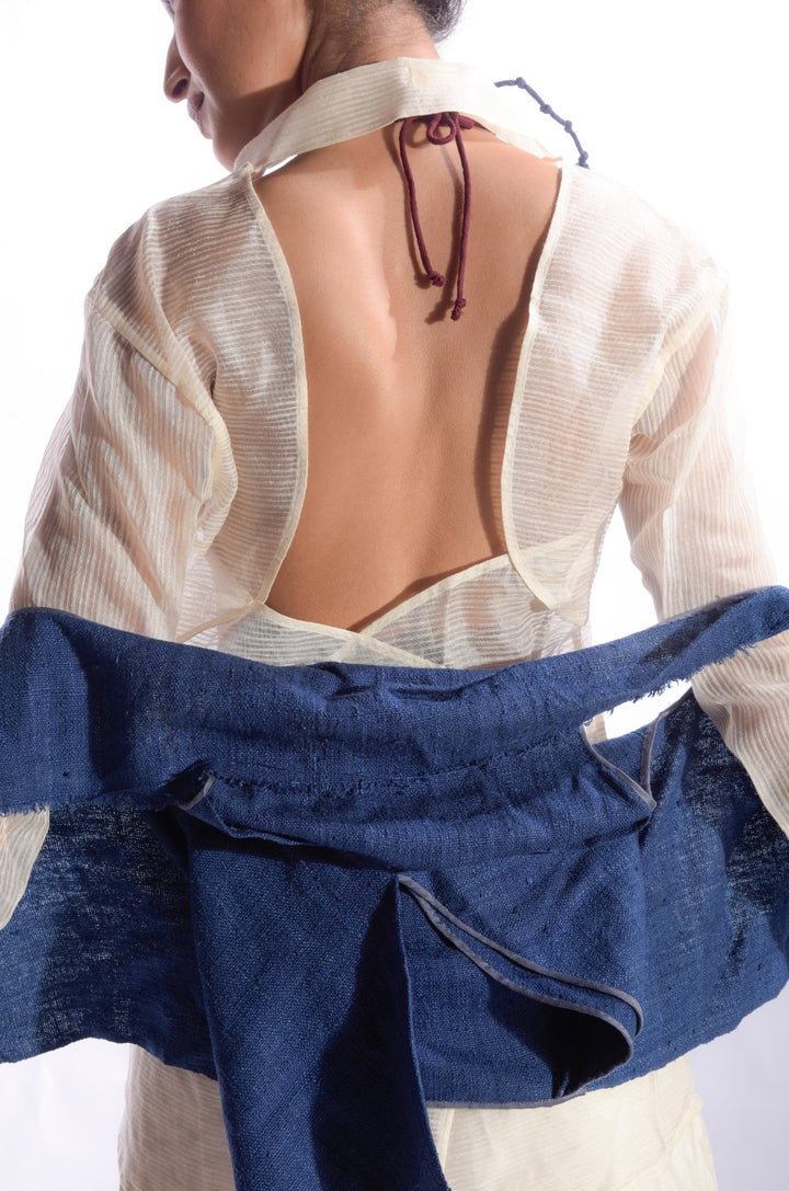 Backless White Shirt