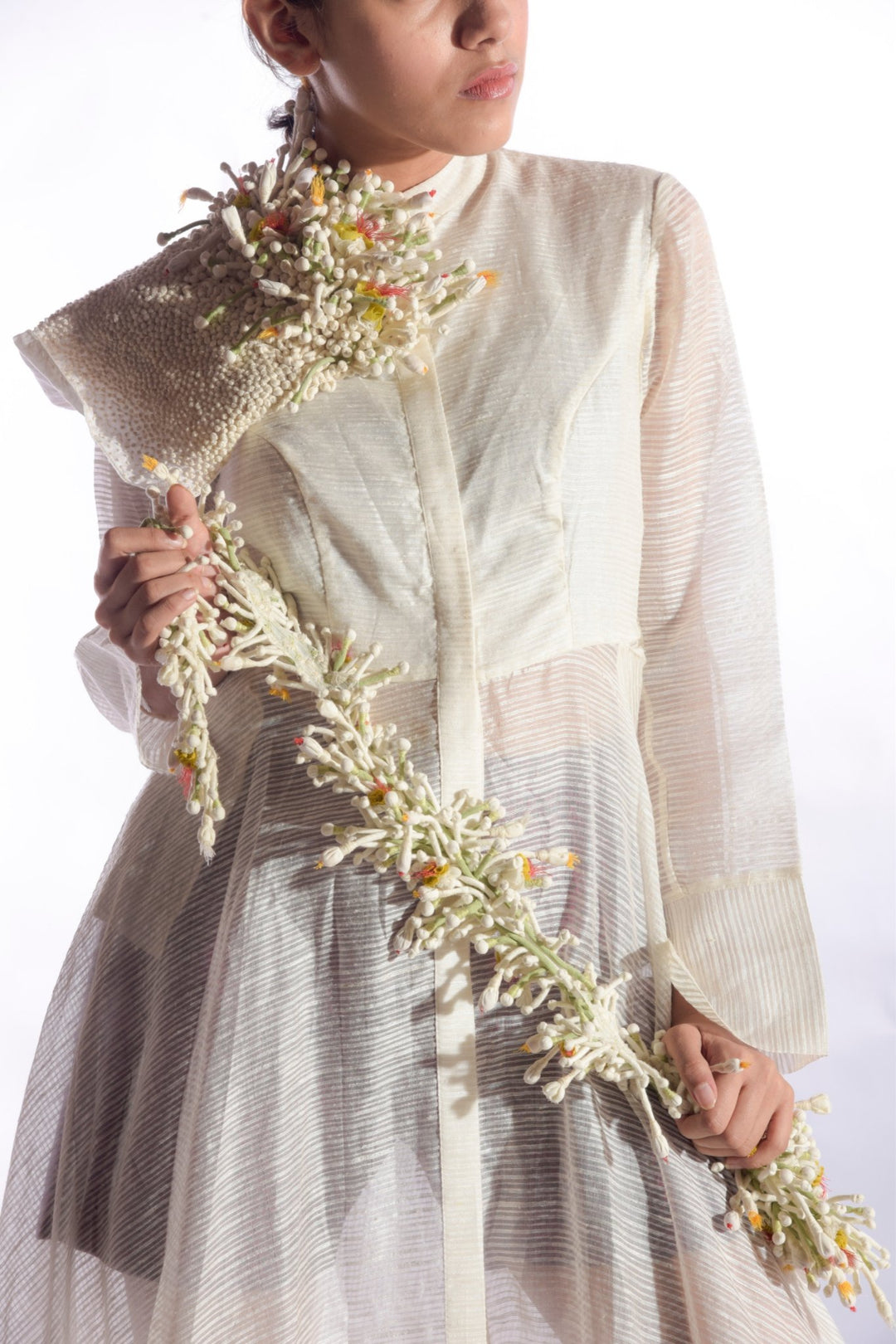 Off White Long Dress