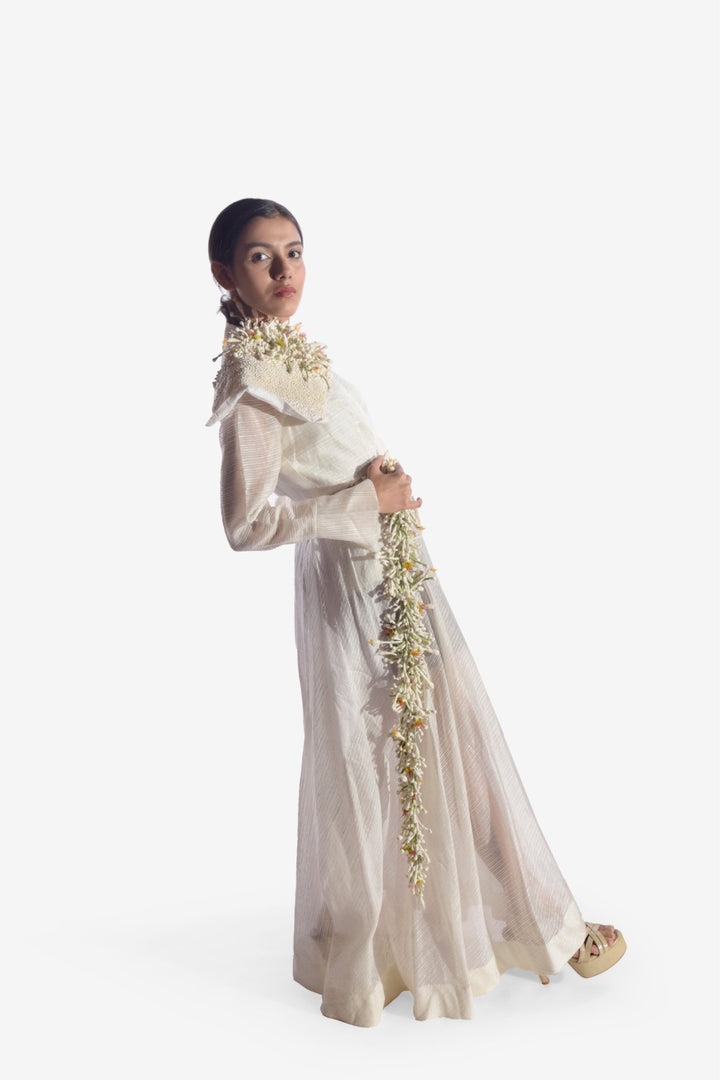 Off White Long Dress