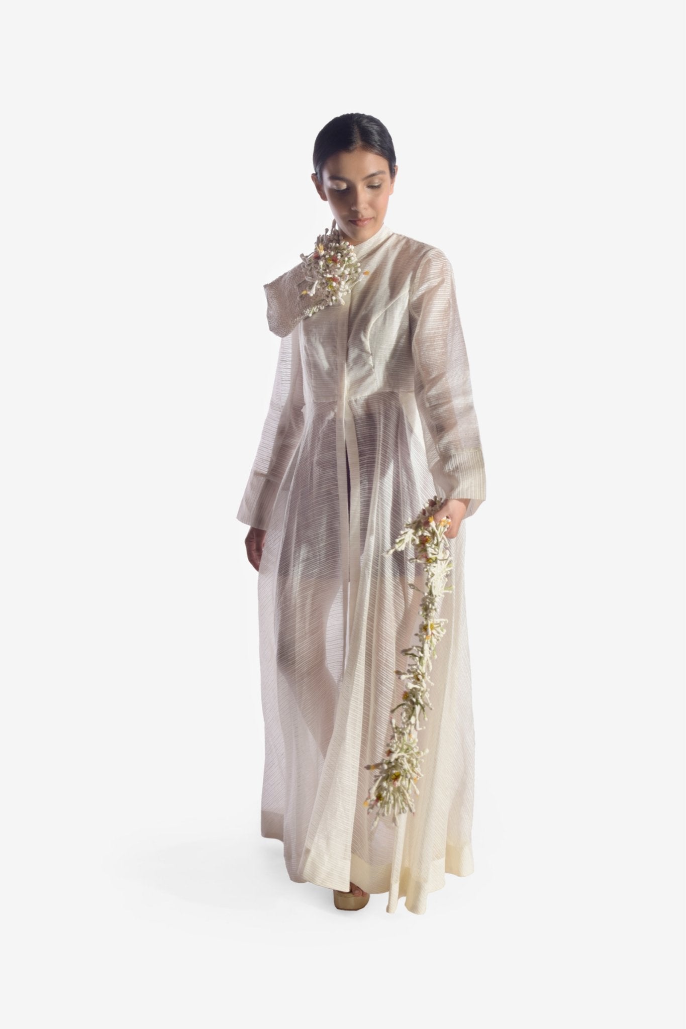 Off White Long Dress