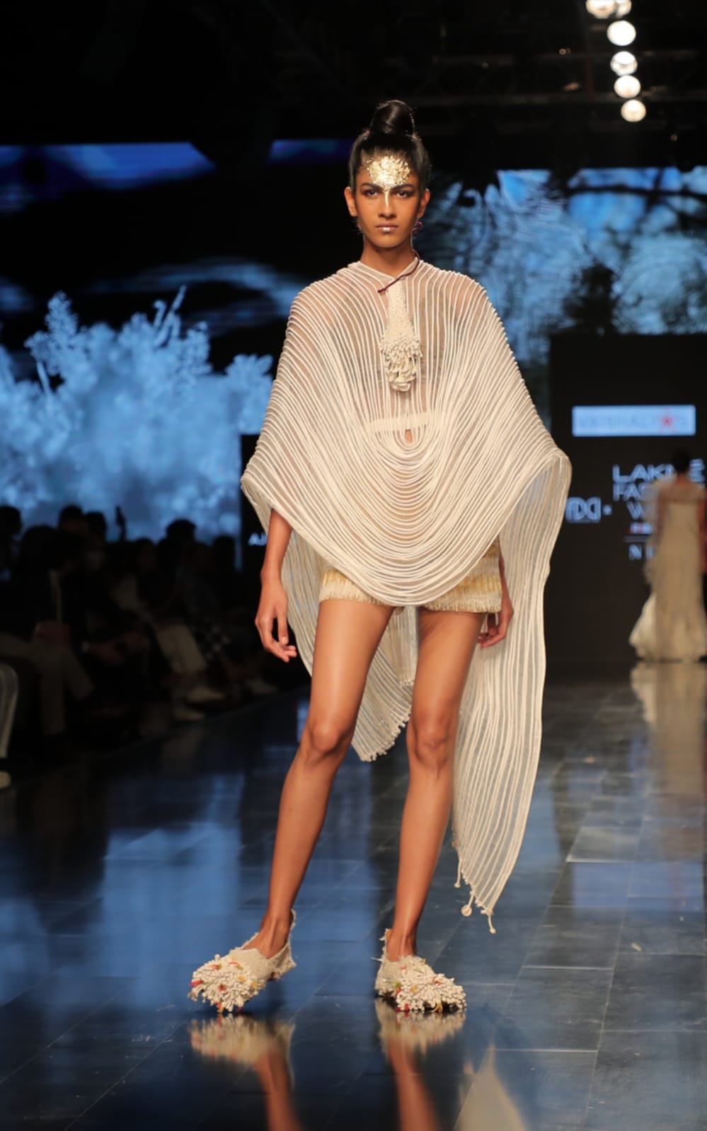 Off white Corded Short Cape