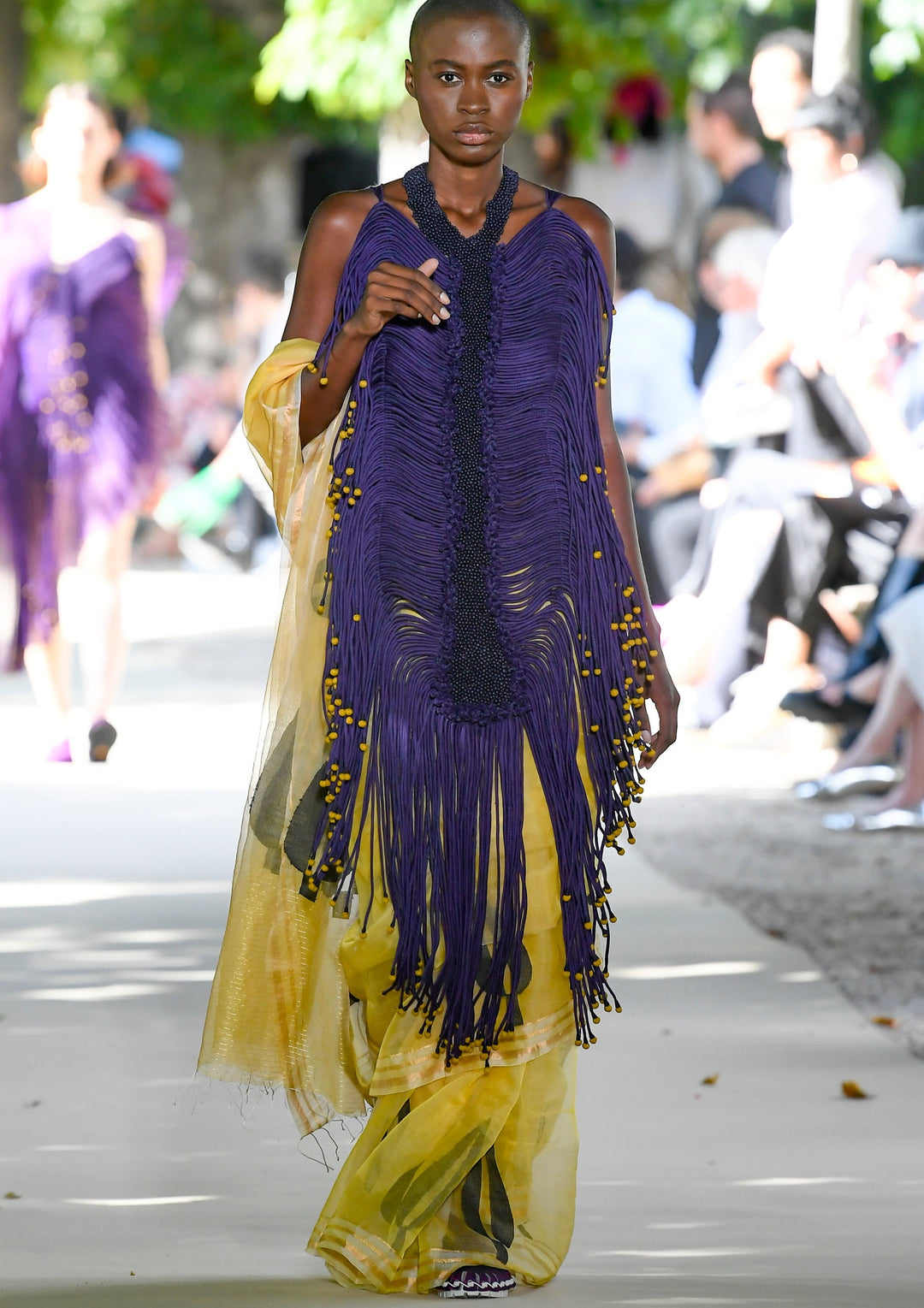 Yellow Jamdani Saree