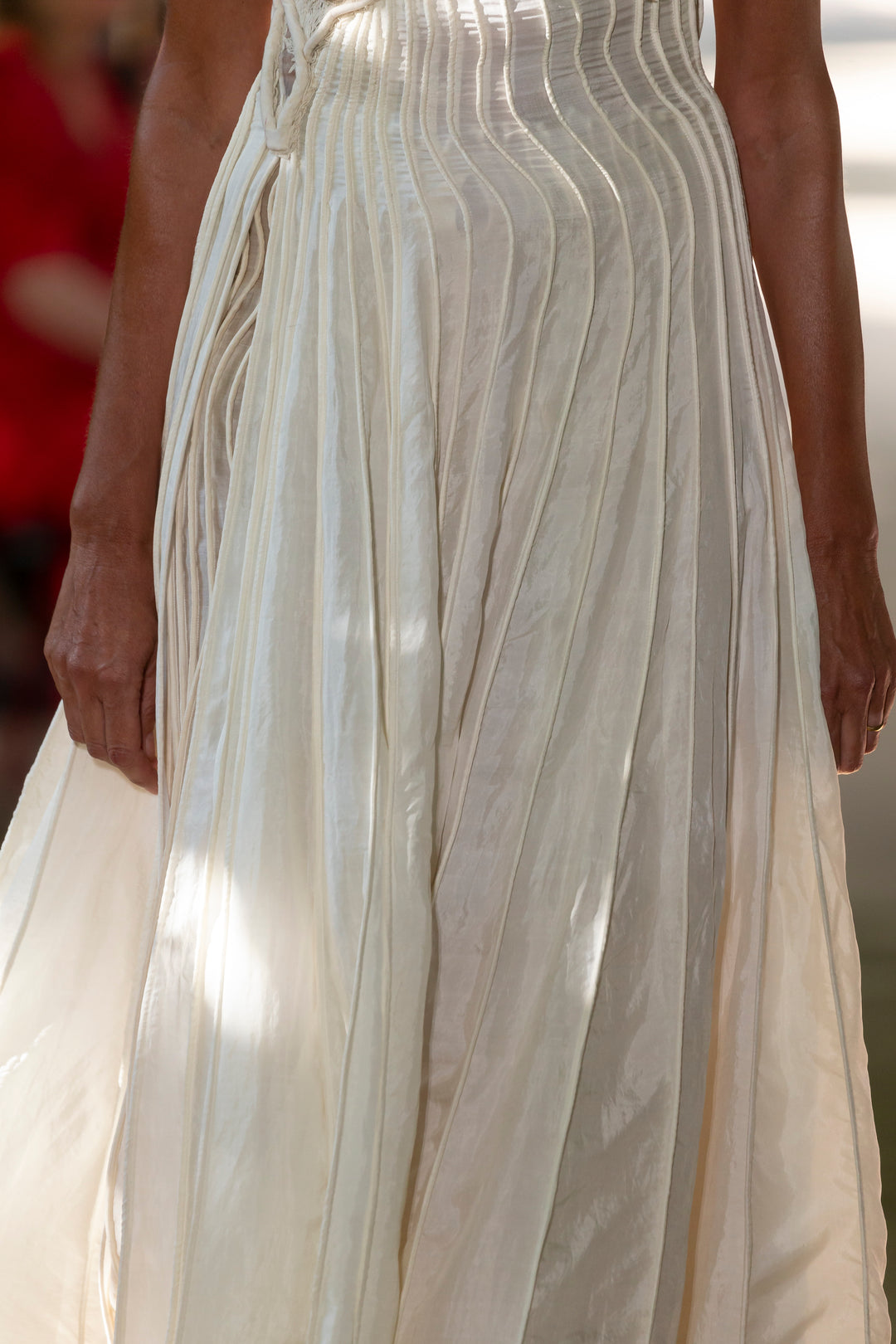 White High Slit Dress