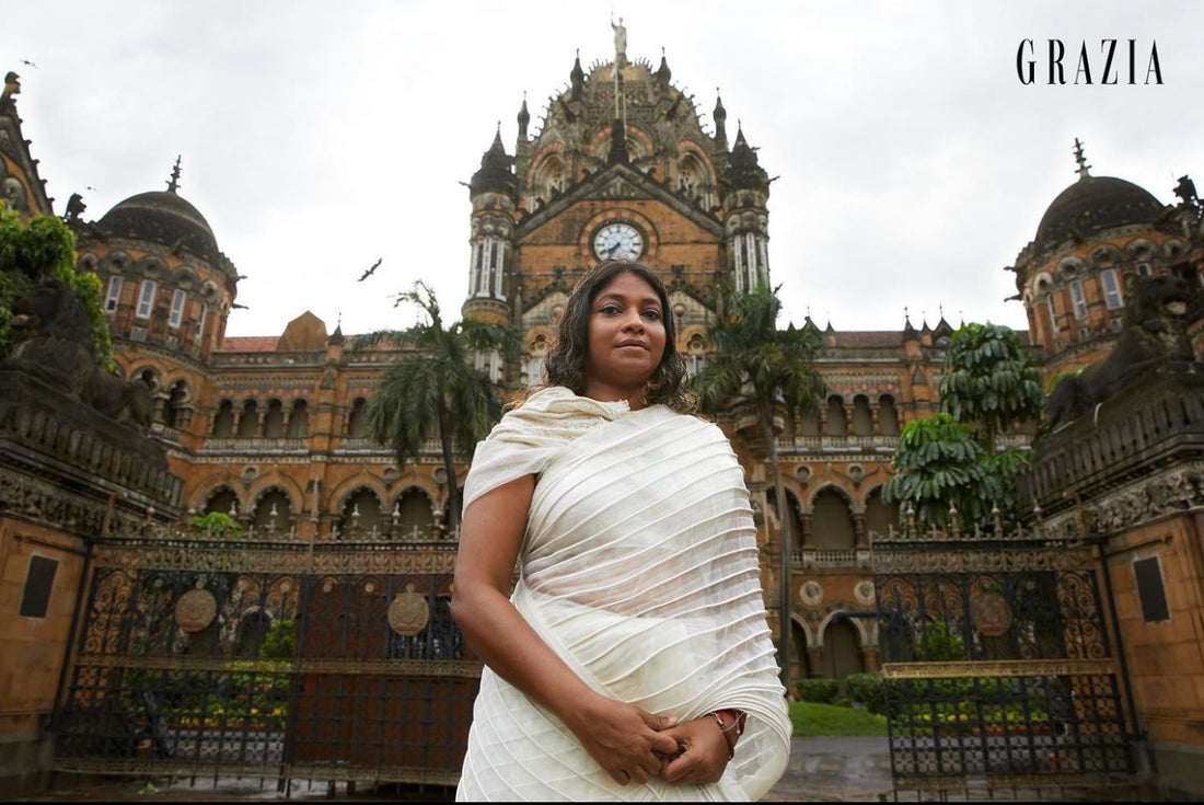 A New Narrative - Vaishali Shadangule's dedication to bring Indian workmanship to the forefront of an emerging global conversation remain steadfastly committed" by Meheernaz Dhondy, Grazia.
