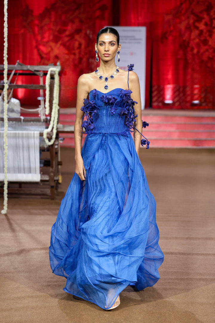 MIDNIGHT PARIJAT GOWN