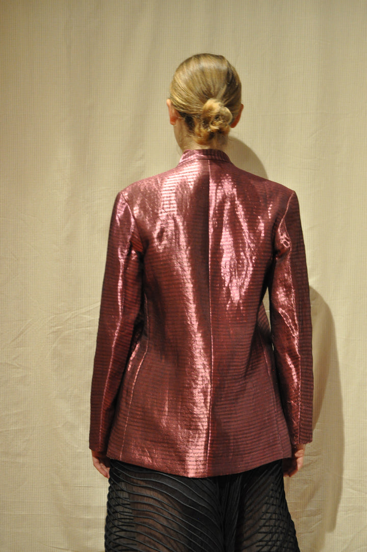 Shimmering Metallic Pink Jacket