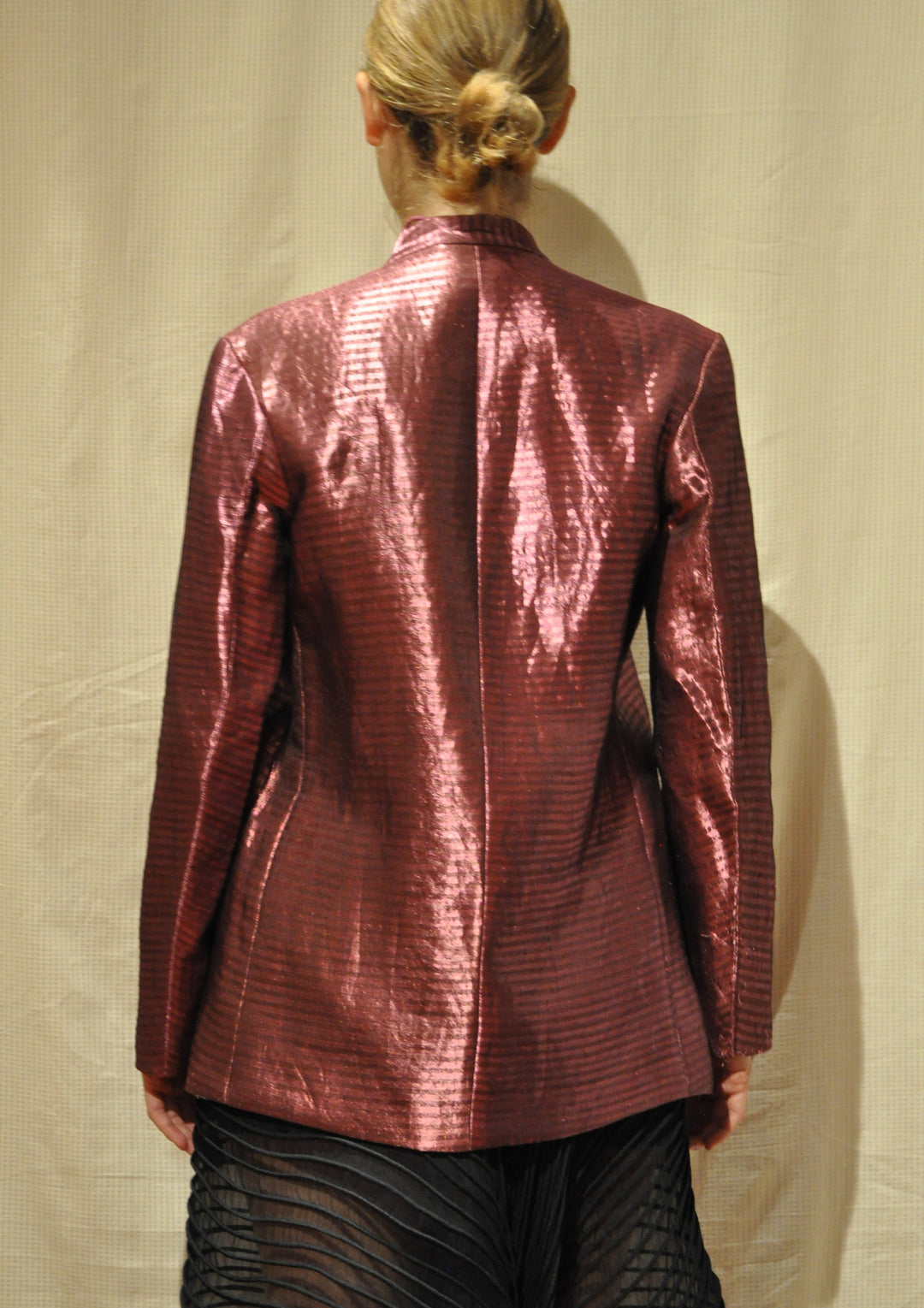 Shimmering Metallic Pink Jacket