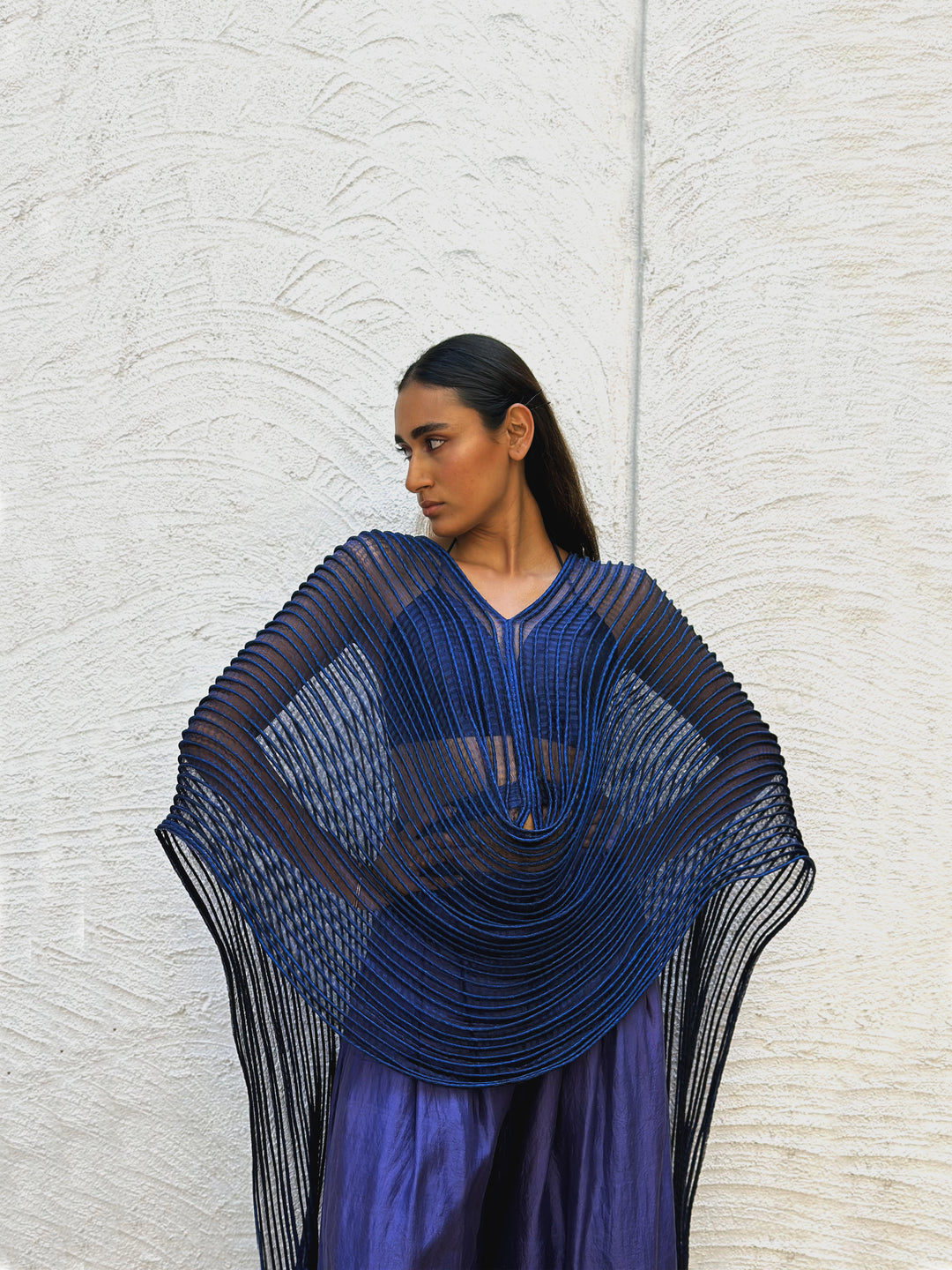 Metallic Dupatta Cape