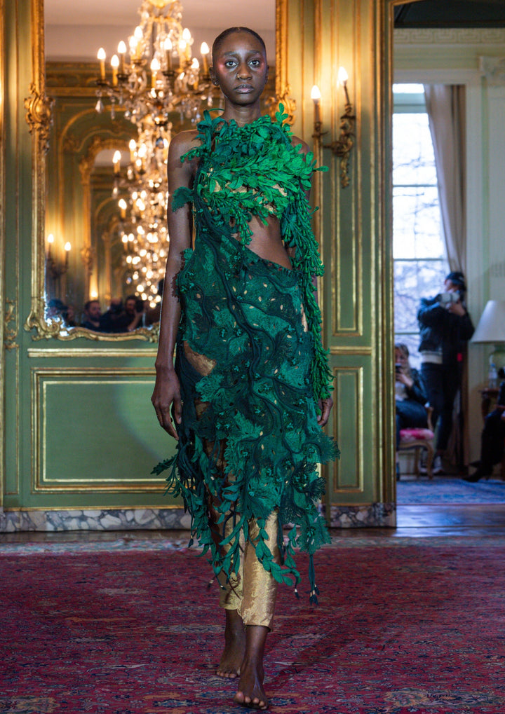 Emerald Seaweed Gown