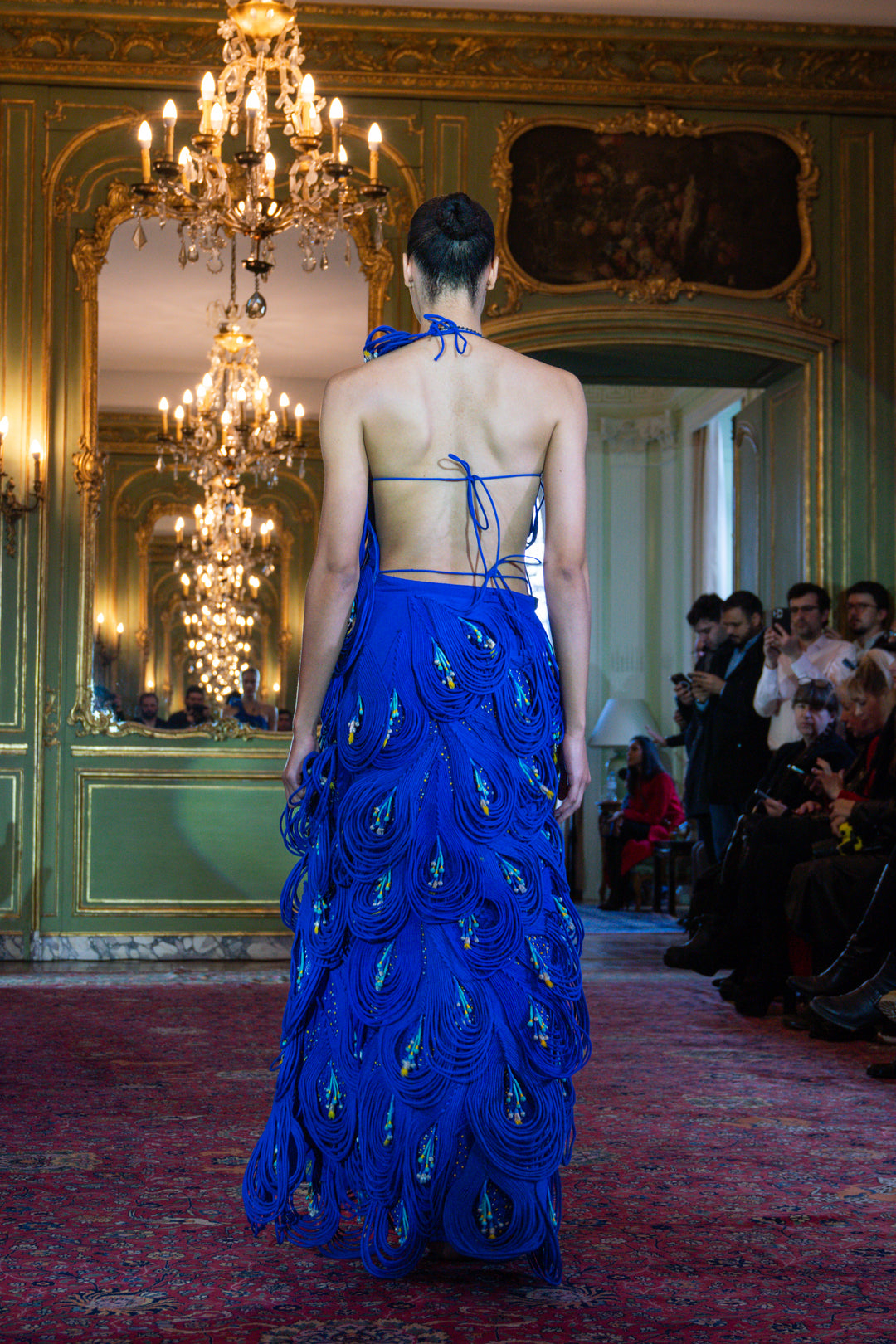Peacock Parade Gown