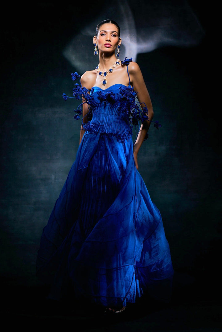 MIDNIGHT PARIJAT GOWN