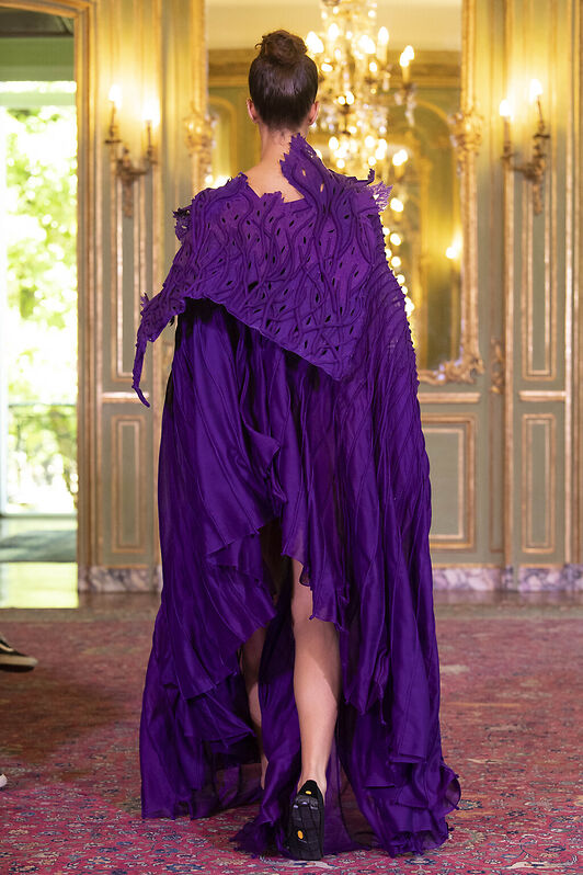 Violet Coral Corded Dress