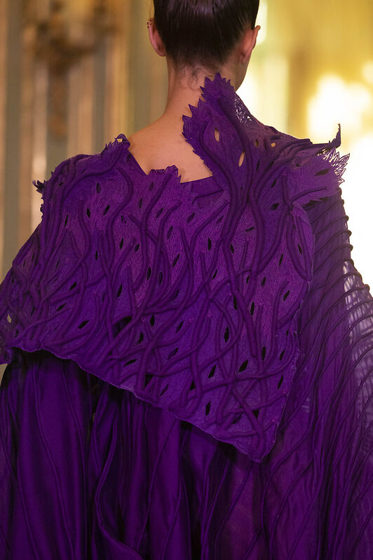 Violet Coral Corded Dress