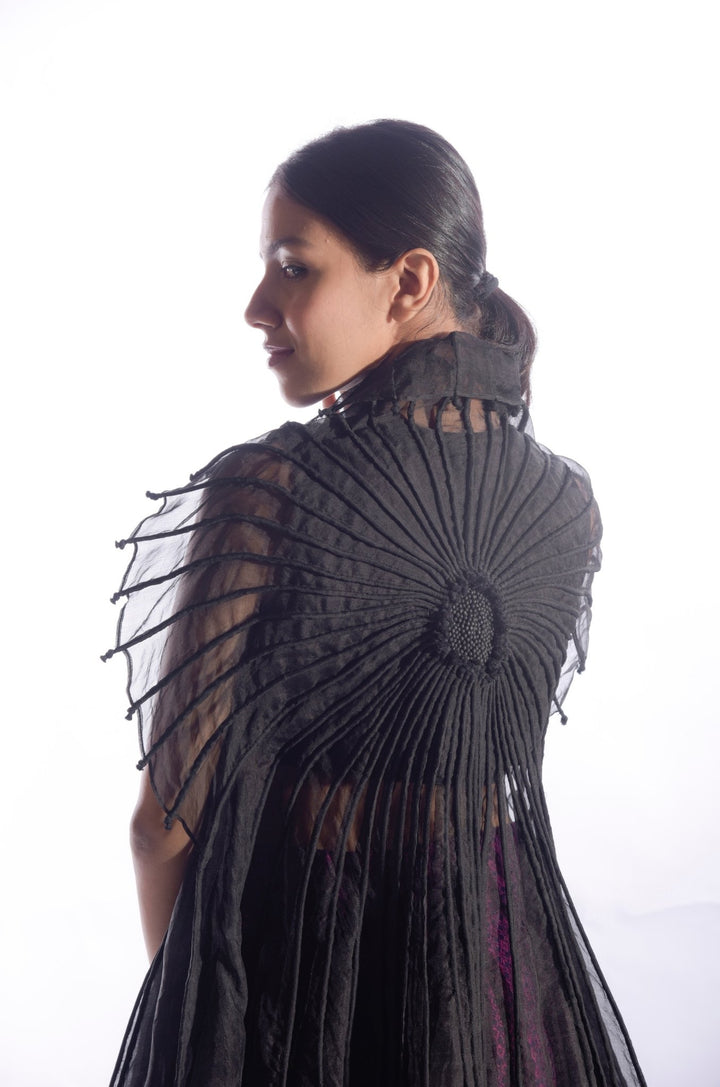 Corded top with beadwork