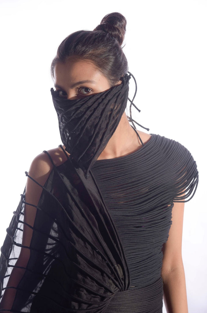 Corded Silk Mask