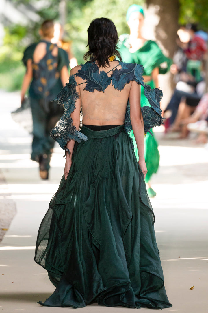 Green Coral Dress